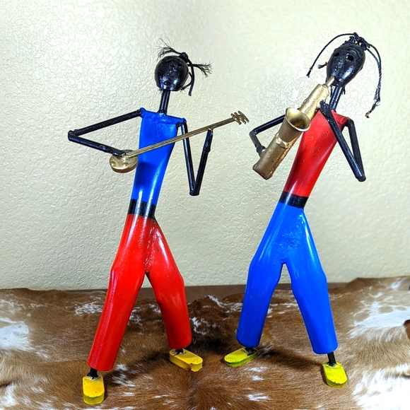 South Africa Art South Africa Band Metal Saxophone And Banjo